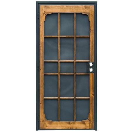 Precision Woodguard 3809 Series Door Screen, 80 in L, 36 in W, Wood 3809BZ3068-I